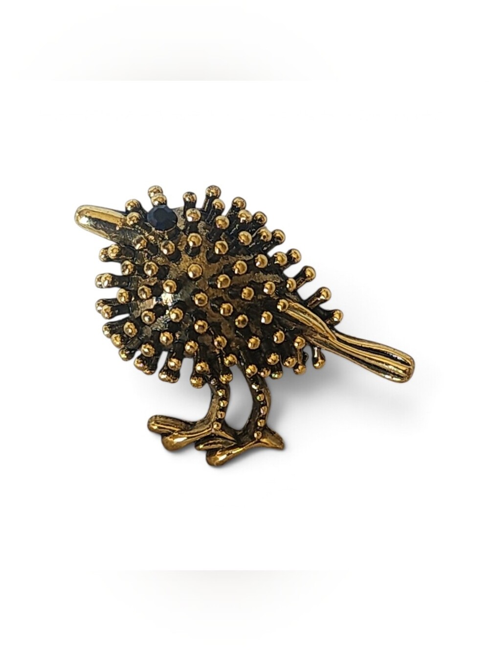 ✨️Vintage Spike Texture Little Bird Brooch